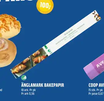 Coop Obs ÄNGLAMARK BAKEPAPIR tilbud