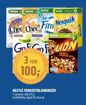 Coop Obs NESTLÉ FROKOSTBLANDINGER tilbud