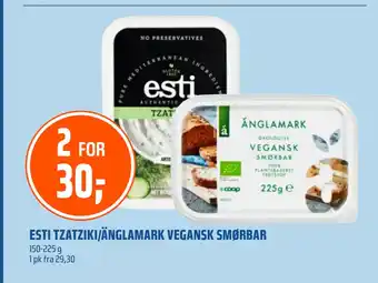Coop Obs ESTI TZATZIKI/ÄNGLAMARK VEGANSK SMØRBAR tilbud