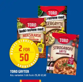 Coop Obs TORO GRYTER tilbud