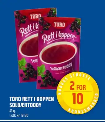 Coop Obs TORO RETT I KOPPEN SOLBÆRTODDY tilbud