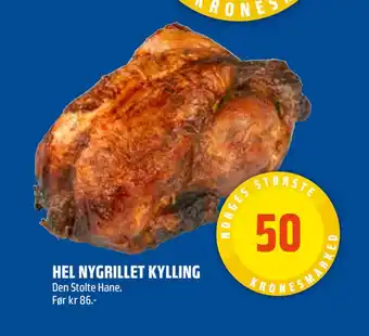 Coop Obs HEL NYGRILLET KYLLING tilbud