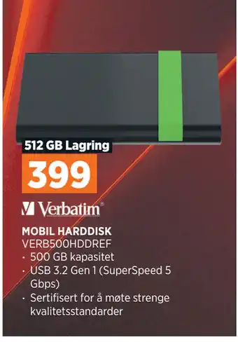 POWER MOBIL HARDDISK tilbud