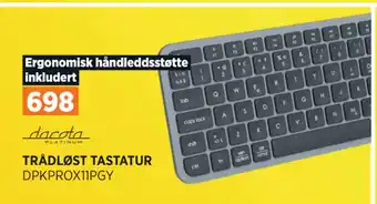 POWER TRÅDLØST TASTATUR tilbud