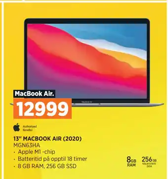 POWER 13 MACBOOK AIR (2020) tilbud