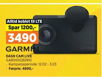 POWER DASH CAM LIVE tilbud