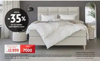 Bohus SIGNATURE COLLECTION SLEEPING HERØY kontinentalseng tilbud
