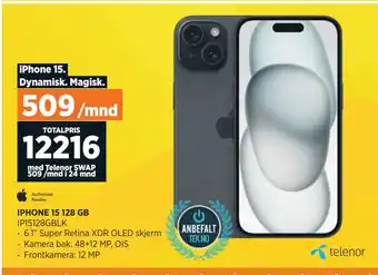 POWER IPHONE 15 128 GB tilbud