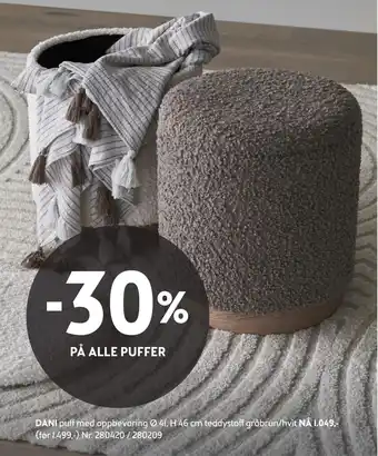 Bohus DANI puff tilbud
