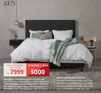 Bohus ZEN TOKYO kontinentalseng tilbud