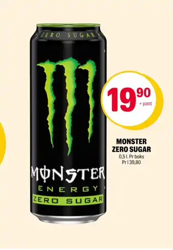 Coop Extra MONSTER ZERO SUGAR tilbud