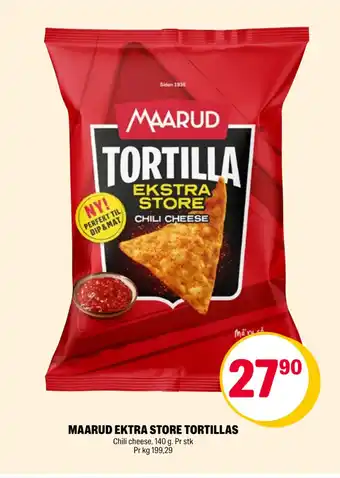 Coop Extra MAARUD EKTRA STORE TORTILLAS tilbud