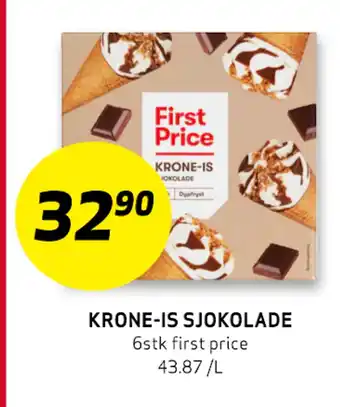 Bunnpris KRONE-IS SJOKOLADE tilbud