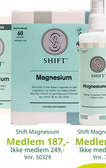 Sunkost Shift Magnesium tilbud