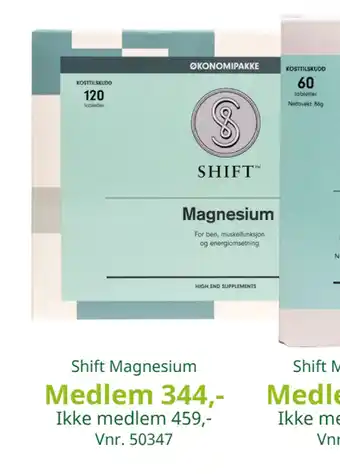 Sunkost Shift Magnesium tilbud