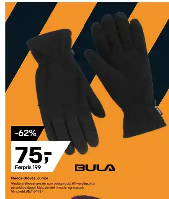 XXL Sport Fleece Gloves, Junior tilbud