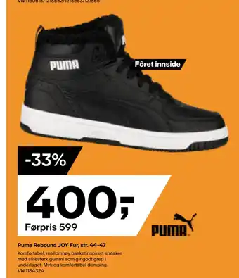 XXL Sport Puma Rebound JOY Fur, str. 44-47 tilbud