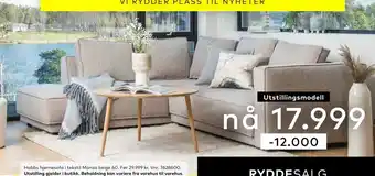 Skeidar Hobbs hjørnesofa tilbud