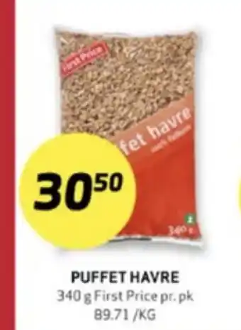 Bunnpris First price puffet havre tilbud
