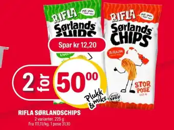 Coop Extra Rifla chips sriracha tilbud