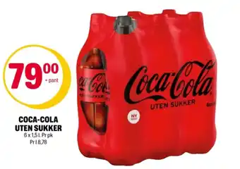 Coop Extra Coca-cola cola zero tilbud