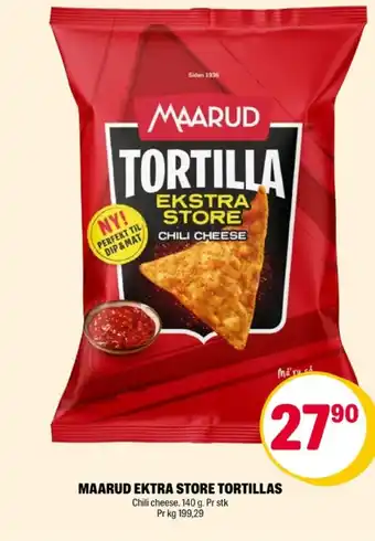 Coop Extra Superchips chili cheese chips tilbud