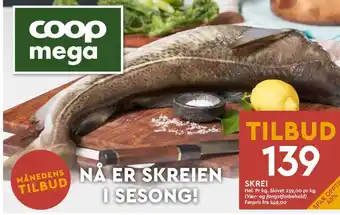 Coop Mega Ukjent skrei tilbud