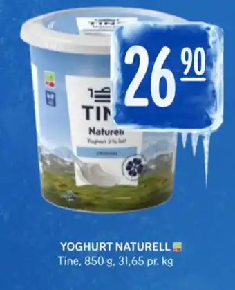 Rema 1000 Tine naturell 3% yoghurt tilbud