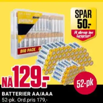 Europris Energy plus batterier tilbud