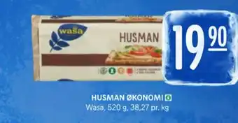 Rema 1000 Wasa husman knekkebrød tilbud