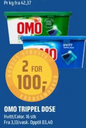 Coop Obs Omo vaskemiddel-tabs tilbud