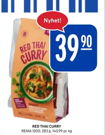 Rema 1000 Rema 1000 red thai curry smakskit tilbud