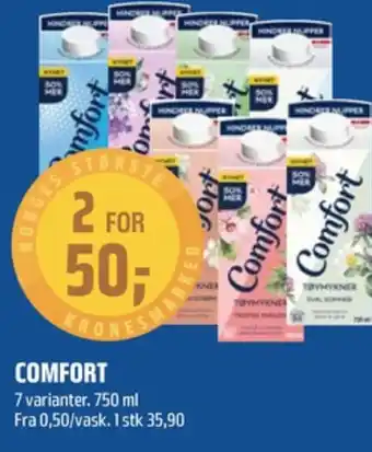 Coop Obs Comfort tøymykner tilbud