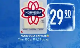 Rema 1000 Norvegia skiveost tilbud