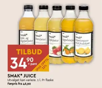 Coop Mega Smak eplejuice tilbud