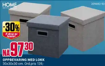 Europris Home oppbevaringsboks tilbud