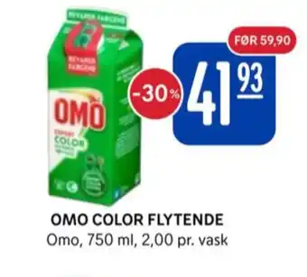 Rema 1000 Omo vaskemiddel-flytende tilbud