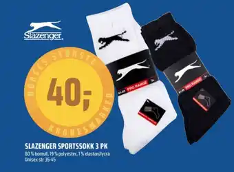 Coop Obs Slazenger sokker tilbud