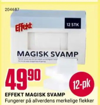 Europris Effekt rengjøringssvamp tilbud