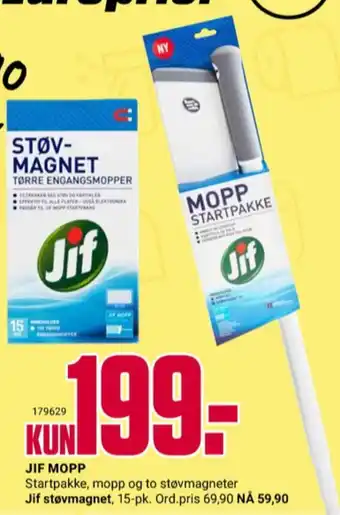 Europris Jif engangsmopp tilbud
