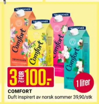 Europris Comfort tøymykner tilbud