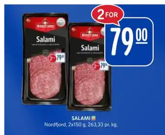 Rema 1000 Nordfjord salami tilbud