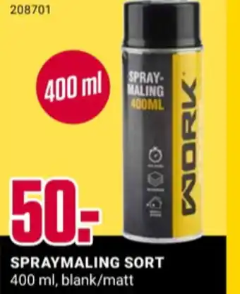 Europris Work spraymaling tilbud