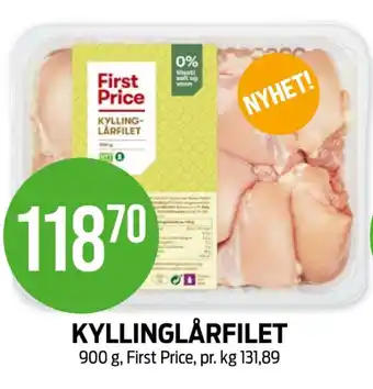 Kiwi First price kyllinglårfilet tilbud