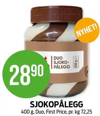 Kiwi First price smørepålegg duo tilbud
