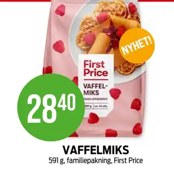 Kiwi First price vaffelmiks tilbud