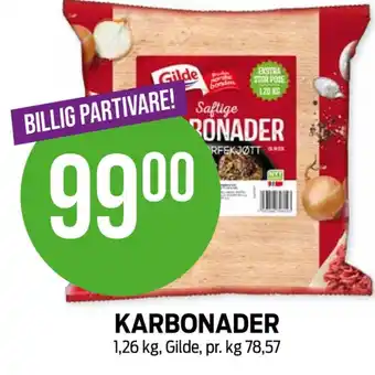 Kiwi Gilde karbonader tilbud