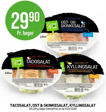 Kiwi Grønn og frisk måltidssalat tilbud