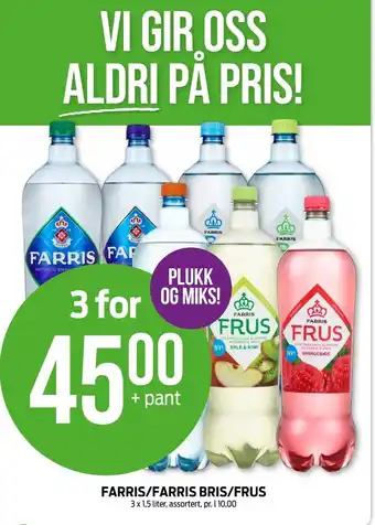 Kiwi Farris mineralvann tilbud
