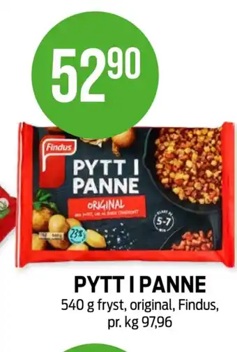 Kiwi Findus pytt i panne tilbud